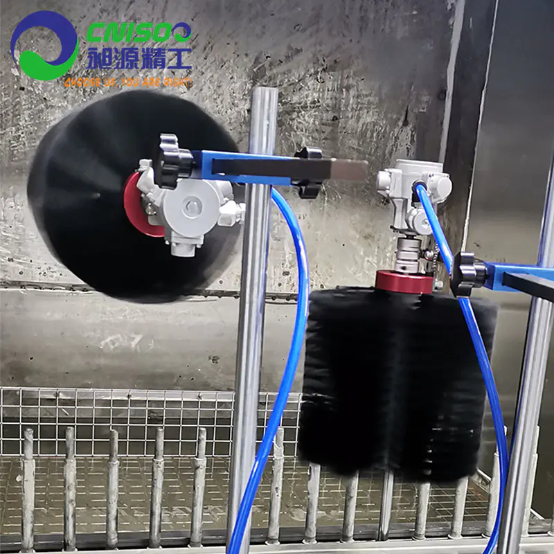 Live Video of Automatic Dust Removal Brush Machine in Operation